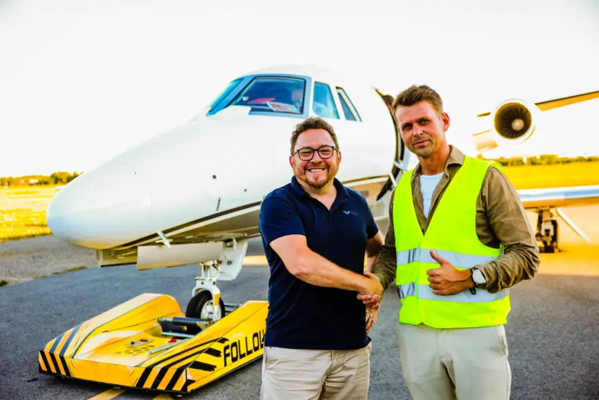 Nowy przewoźnik na Lotnisku Mielec. Cessna Citation XLS+ ląduje w Mielcu