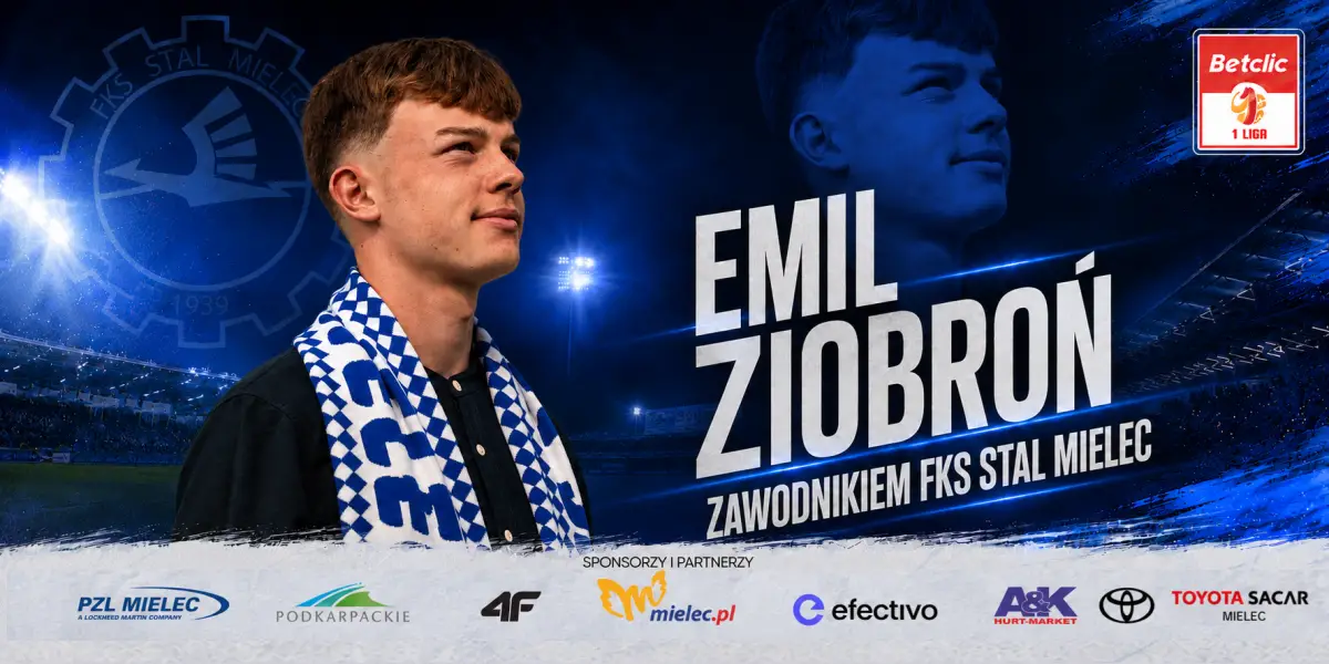 Emil Ziobroń z profesjonalnym kontraktem w Stali Mielec