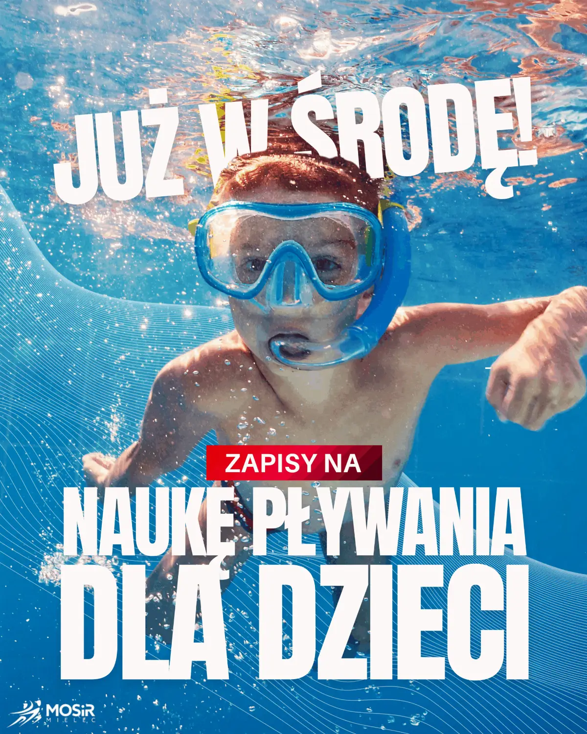 Rozpoczynają się zapisy na grupową naukę pływania dla dzieci