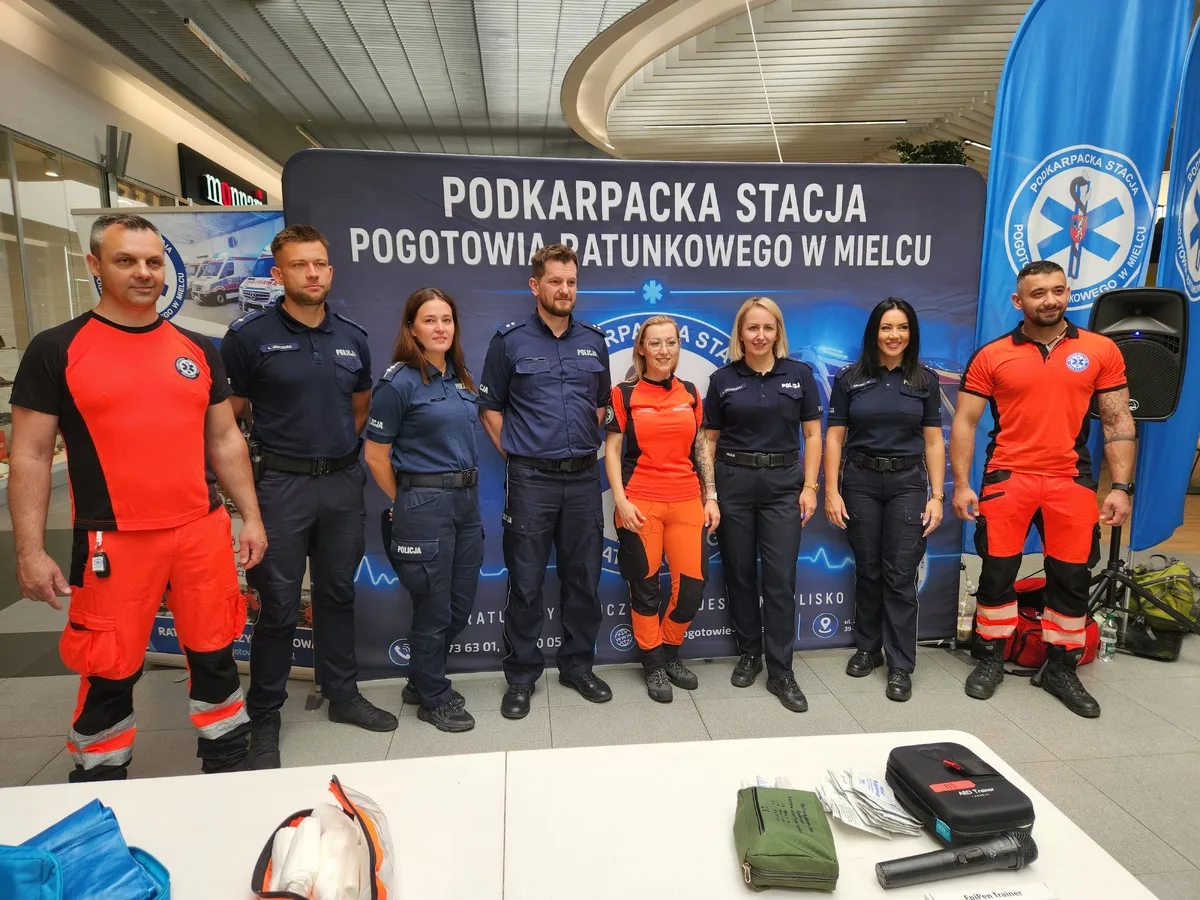 Krajowy Trening Pierwszej Pomocy w Mielcu – ćwiczenia służb mundurowych