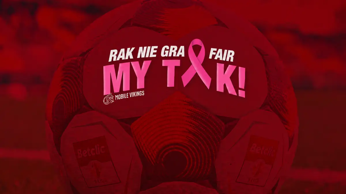 Akcja #RakNieGraFair w październiku na stadionach Betclic 1 Ligi