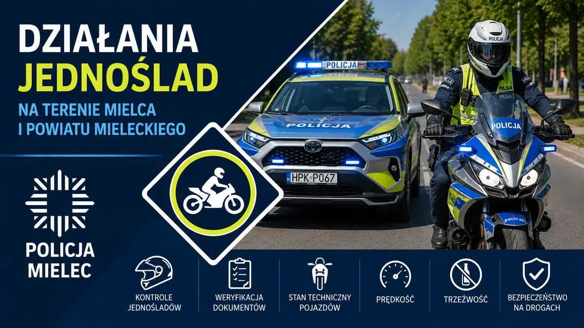 Akcja "Jednoślad" w Mielcu – bezpieczeństwo na pierwszym miejscu
