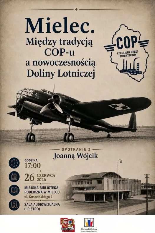 Spotkanie o historii Mielca w kontekście COP-u i Doliny Lotniczej