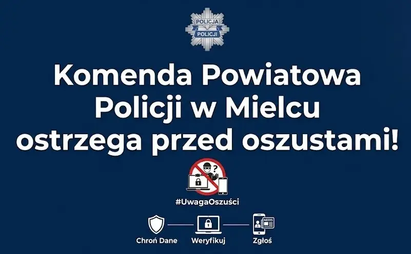Apel mieleckiej policji w sprawie cyberprzestępczości