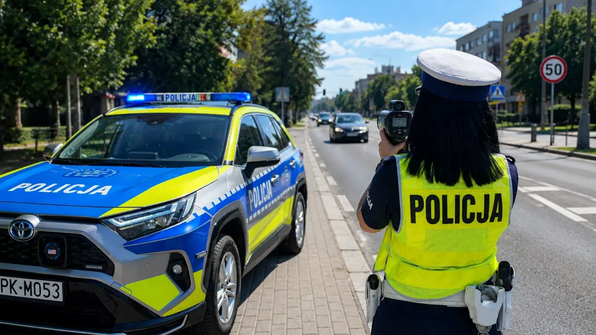 22-latek stracił prawo jazdy za nadmierną prędkość w Woli Mieleckiej