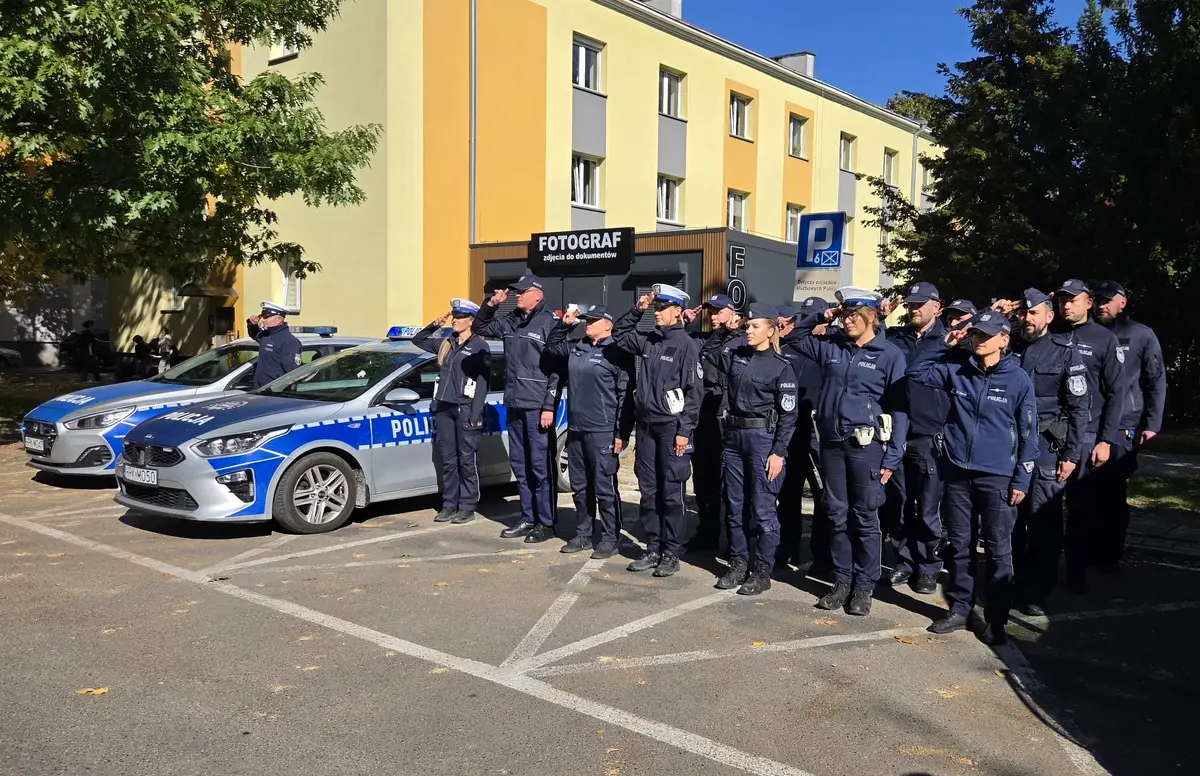 Mieleccy policjanci uczcili pamięć podkom. Natana Sieronia