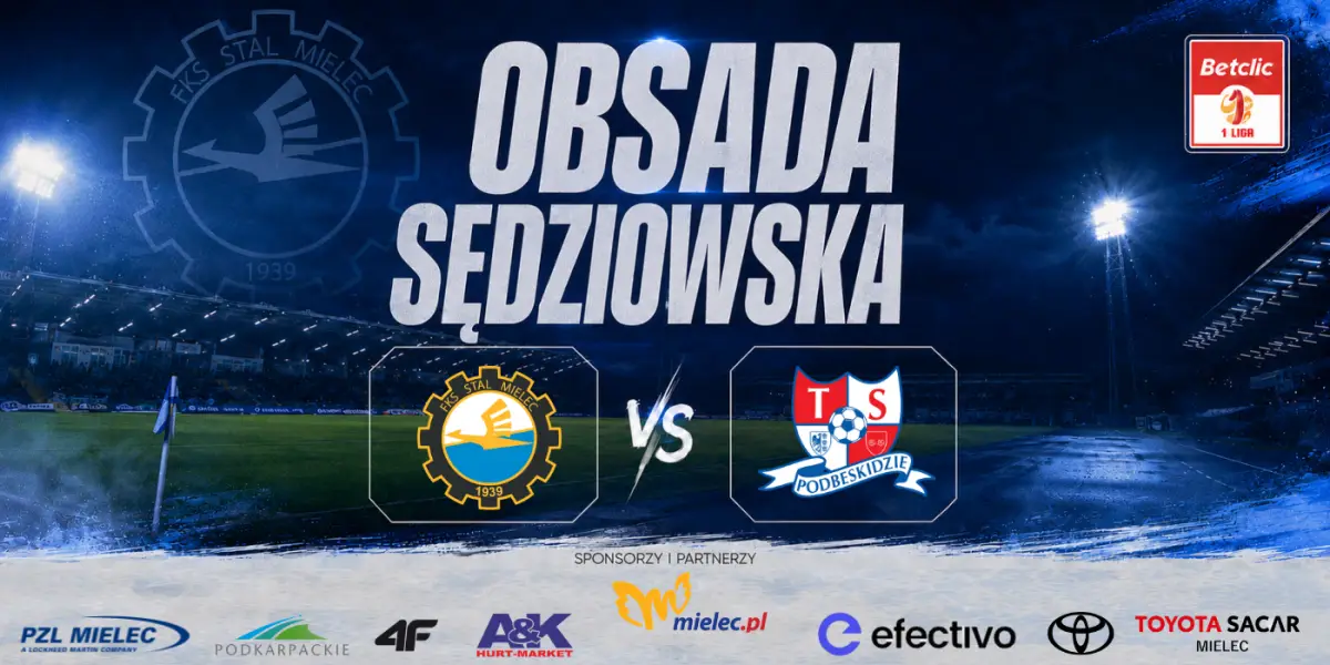 Sędziowie na mecz Stali Mielec z Podbeskidziem Bielsko-Biała