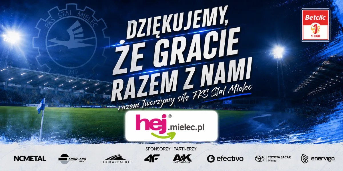 Hej Mielec kontynuuje współpracę z FKS Stal Mielec