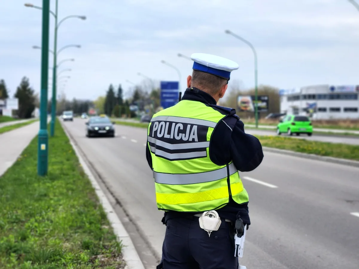 Mieleccy funkcjonariusze realizują akcję „Kaskadowy Pomiar Prędkości”