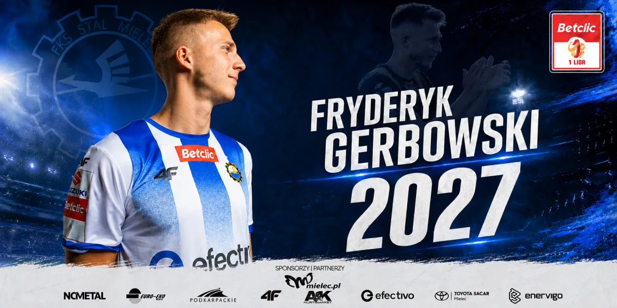 Fryderyk Gerbowski przedłuża kontrakt ze Stalą Mielec